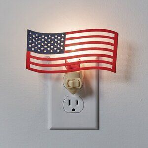 American Flag Night Light with bulb